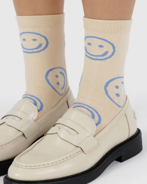 Baggu Socks - Periwinkle Happy