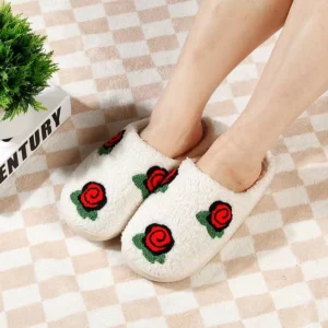 Red Rose Slippers